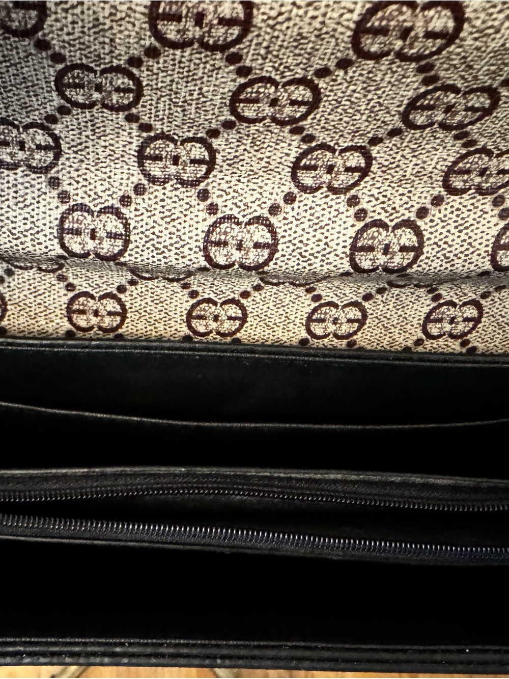 Fashion Monogram Crossbody Bag with Embroidered Insect Detail - Brown - Picture 6 of 9
